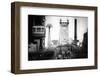 Black Manhattan Collection - Queensboro Bridge-Philippe Hugonnard-Framed Photographic Print