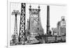 Black Manhattan Collection - Queensboro-Philippe Hugonnard-Framed Photographic Print