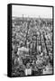 Black Manhattan Collection - Seen from above I-Philippe Hugonnard-Framed Stretched Canvas