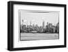 Black Manhattan Collection - Skyline New York City-Philippe Hugonnard-Framed Photographic Print