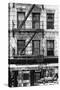 Black Manhattan Collection - Soho Building Facade-Philippe Hugonnard-Stretched Canvas