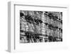 Black Manhattan Collection - Soho Building Facade-Philippe Hugonnard-Framed Photographic Print