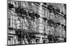 Black Manhattan Collection - Soho Building Facade-Philippe Hugonnard-Mounted Photographic Print