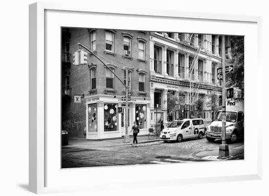 Black Manhattan Collection - Soho-Philippe Hugonnard-Framed Photographic Print