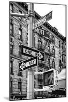 Black Manhattan Collection - Spring Street-Philippe Hugonnard-Mounted Photographic Print