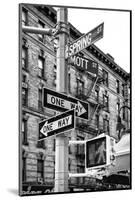 Black Manhattan Collection - Spring Street-Philippe Hugonnard-Mounted Photographic Print