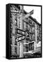 Black Manhattan Collection - Spring Street-Philippe Hugonnard-Framed Stretched Canvas