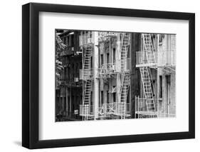 Black Manhattan Collection - Staircases-Philippe Hugonnard-Framed Photographic Print