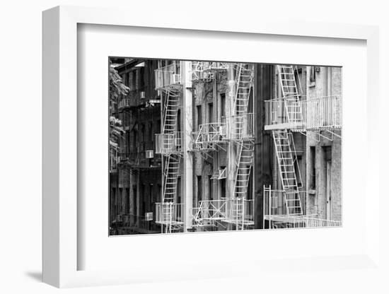 Black Manhattan Collection - Staircases-Philippe Hugonnard-Framed Photographic Print