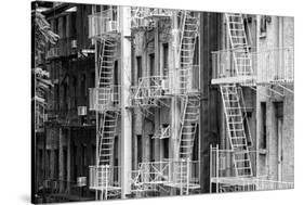 Black Manhattan Collection - Staircases-Philippe Hugonnard-Stretched Canvas