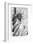 Black Manhattan Collection - Statue of Liberty-Philippe Hugonnard-Framed Photographic Print
