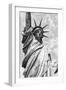 Black Manhattan Collection - Statue of Liberty-Philippe Hugonnard-Framed Photographic Print