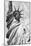 Black Manhattan Collection - Statue of Liberty-Philippe Hugonnard-Mounted Photographic Print