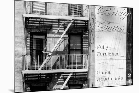 Black Manhattan Collection - Suites Apartments-Philippe Hugonnard-Mounted Photographic Print