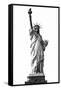 Black Manhattan Collection - The Lady Liberty-Philippe Hugonnard-Framed Stretched Canvas