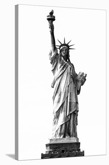 Black Manhattan Collection - The Lady Liberty-Philippe Hugonnard-Stretched Canvas