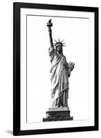 Black Manhattan Collection - The Lady Liberty-Philippe Hugonnard-Framed Photographic Print