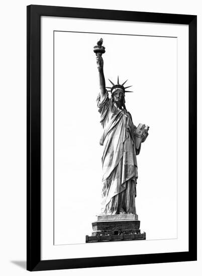 Black Manhattan Collection - The Lady Liberty-Philippe Hugonnard-Framed Photographic Print