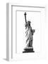 Black Manhattan Collection - The Lady Liberty-Philippe Hugonnard-Framed Photographic Print