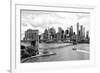 Black Manhattan Collection - The NYC Skyline-Philippe Hugonnard-Framed Photographic Print