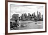 Black Manhattan Collection - The NYC Skyline-Philippe Hugonnard-Framed Photographic Print