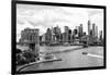 Black Manhattan Collection - The NYC Skyline-Philippe Hugonnard-Framed Photographic Print