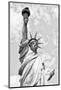 Black Manhattan Collection - The Statue of Liberty I-Philippe Hugonnard-Mounted Photographic Print