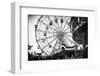 Black Manhattan Collection - The Wonder Wheel-Philippe Hugonnard-Framed Photographic Print