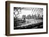 Black Manhattan Collection - Through the Fence-Philippe Hugonnard-Framed Photographic Print