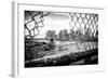 Black Manhattan Collection - Through the Fence-Philippe Hugonnard-Framed Photographic Print