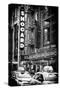 Black Manhattan Collection - Times Square Theatre-Philippe Hugonnard-Stretched Canvas