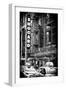 Black Manhattan Collection - Times Square Theatre-Philippe Hugonnard-Framed Photographic Print