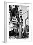 Black Manhattan Collection - Traffic Light Times Square-Philippe Hugonnard-Framed Photographic Print