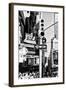 Black Manhattan Collection - Traffic Light Times Square-Philippe Hugonnard-Framed Photographic Print