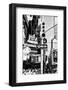 Black Manhattan Collection - Traffic Light Times Square-Philippe Hugonnard-Framed Photographic Print