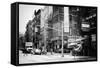 Black Manhattan Collection - Welcome to Little Italy-Philippe Hugonnard-Framed Stretched Canvas