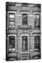 Black Manhattan Collection - Windows-Philippe Hugonnard-Stretched Canvas