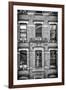 Black Manhattan Collection - Windows-Philippe Hugonnard-Framed Photographic Print