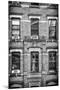 Black Manhattan Collection - Windows-Philippe Hugonnard-Mounted Photographic Print