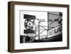 Black Manhattan Collection - Wonder Wheel Entrance-Philippe Hugonnard-Framed Photographic Print