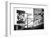 Black Manhattan Collection - Wonder Wheel Entrance-Philippe Hugonnard-Framed Photographic Print