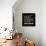 Black Map of Amsterdam-NaxArt-Framed Stretched Canvas displayed on a wall
