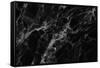 Black Marble Texture, Detailed Structure of Marble for Design.-noppadon sangpeam-Framed Stretched Canvas