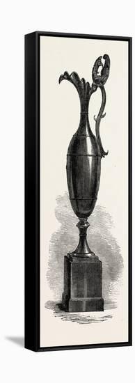 Black Marble Vase, 1851-null-Framed Stretched Canvas