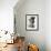 Black Marble Vase and Tripod-null-Framed Giclee Print displayed on a wall