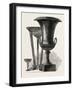 Black Marble Vase and Tripod-null-Framed Giclee Print