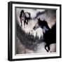 Black Mare - Dream 1-LightBoxJournal-Framed Giclee Print