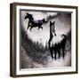 Black Mare - Dream 2-LightBoxJournal-Framed Giclee Print