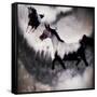 Black Mare - Dream 3-LightBoxJournal-Framed Stretched Canvas