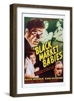 Black Market Babies, Kane Richmond, Teala Loring, Ralph Morgan, 1945-null-Framed Art Print